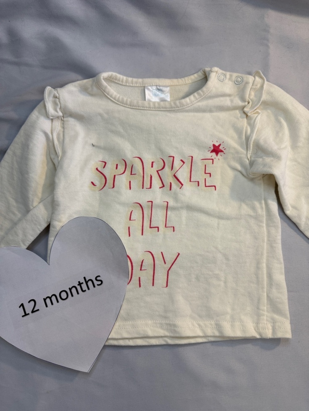 Baby Mode - Cream Long Sleeve Sweater